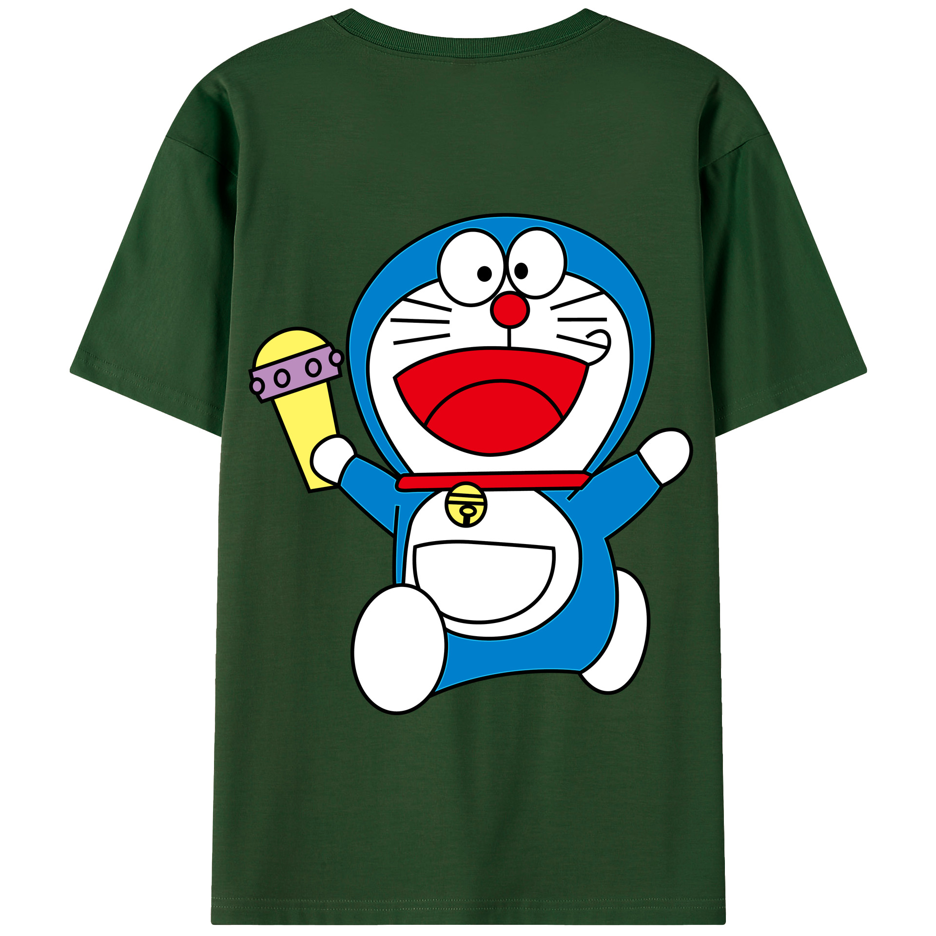 （画像用） ドラえもん Doraemon 綿100％半袖Tシャツ（背面プリント）